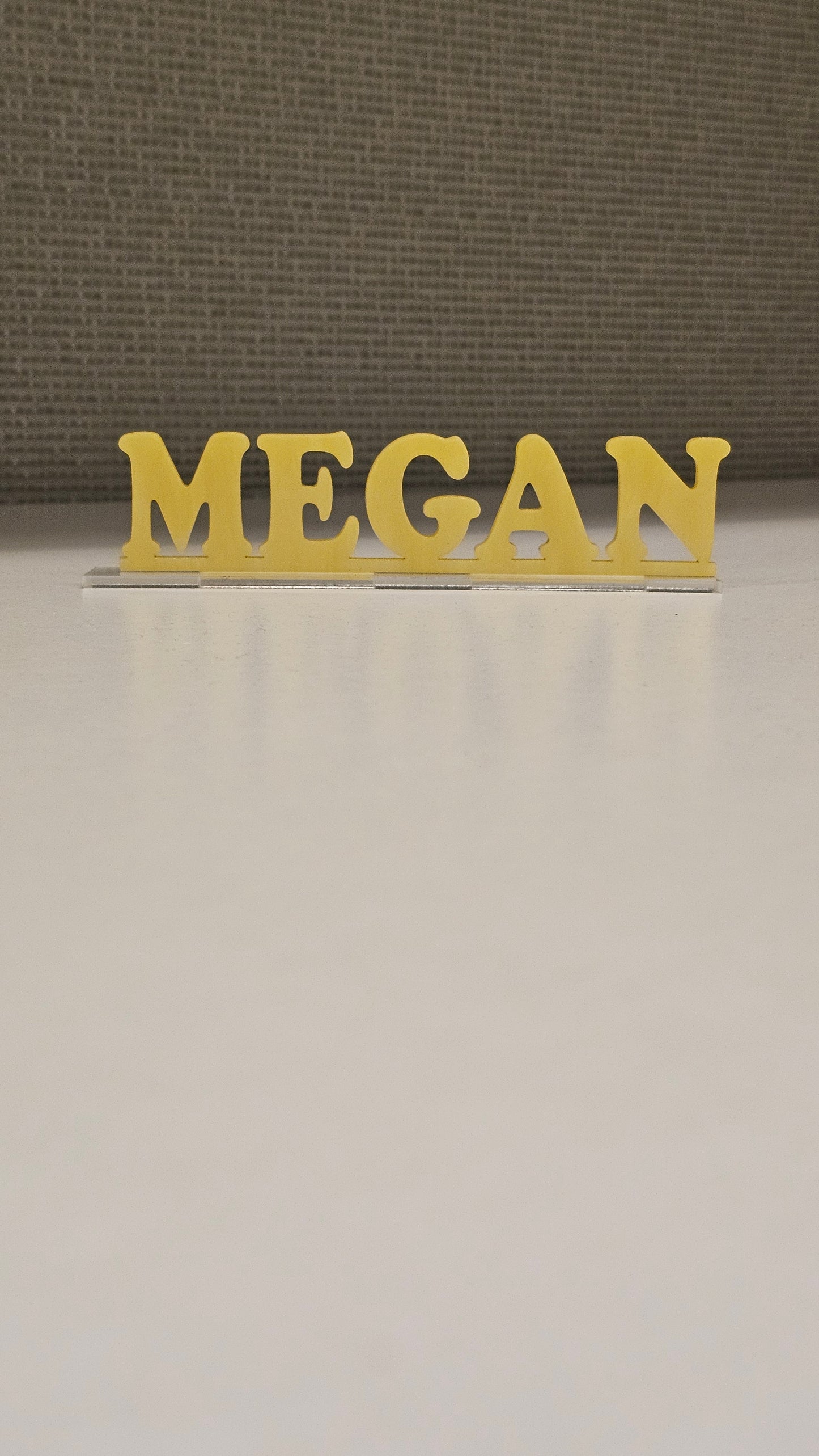 6' Name Stand (single layered)